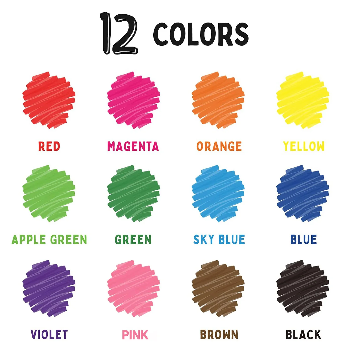 Colorful Erasable Whiteboard Marker Pen Magnetic White Board Dry Erase Markers With Eraser