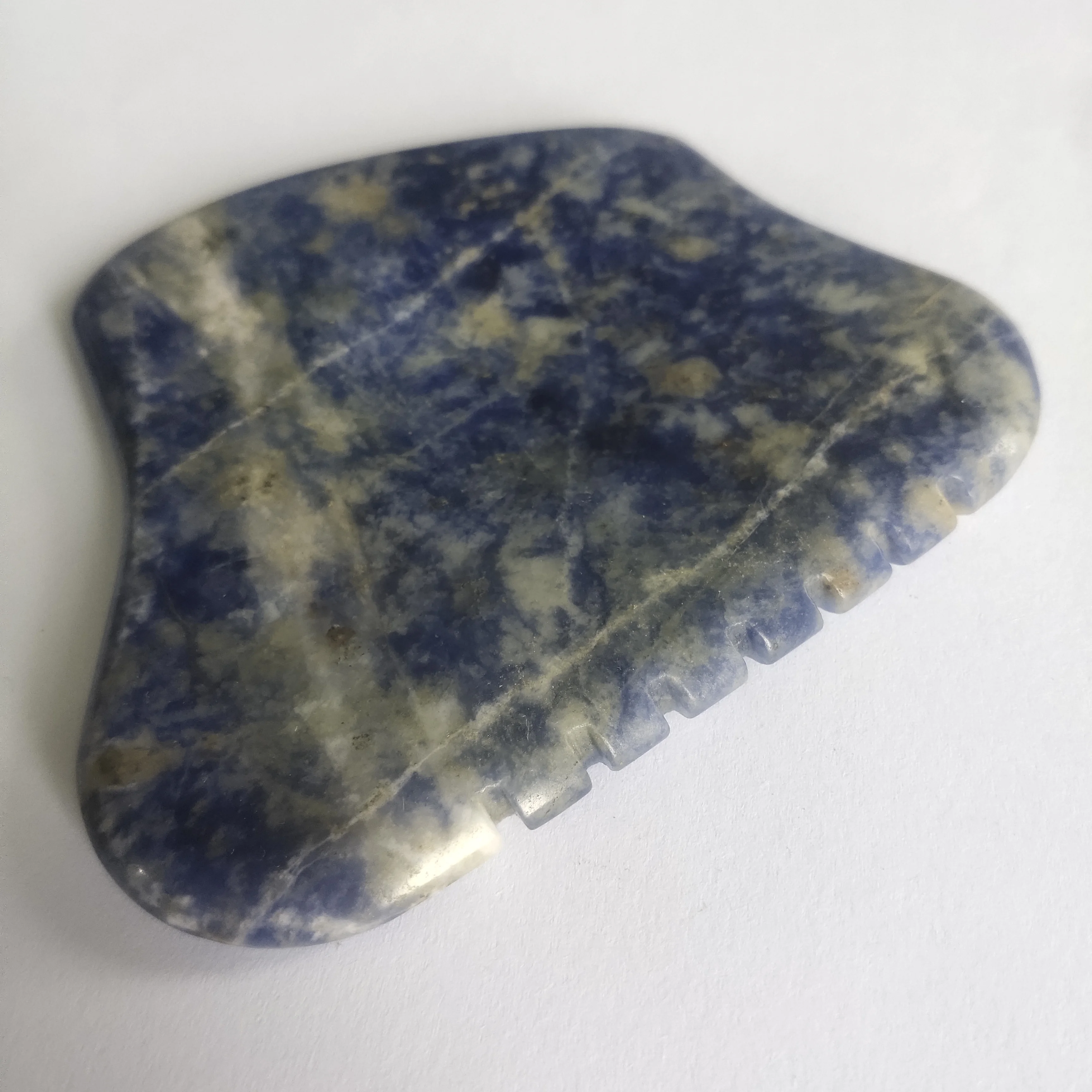 Big shape Blue Aventurine  Jade Board Gua Sha Guasha Facial Scraping Massage Tools New design