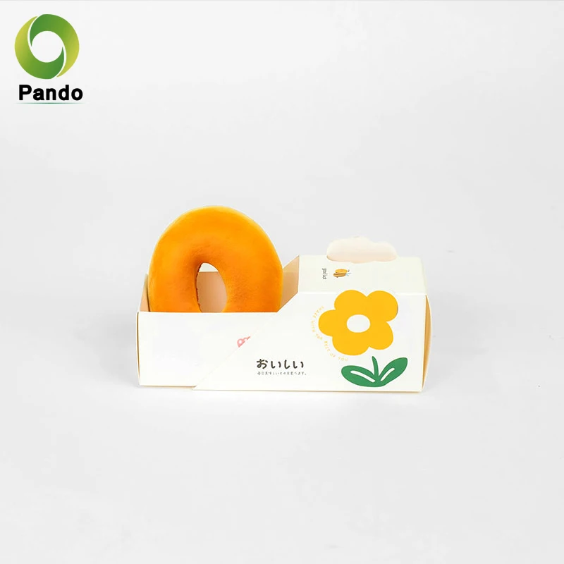 Custom Logo Wholesale Paper Packaging Egg Drop To Go Fast Food Takeaway Sandwich Box Disposable