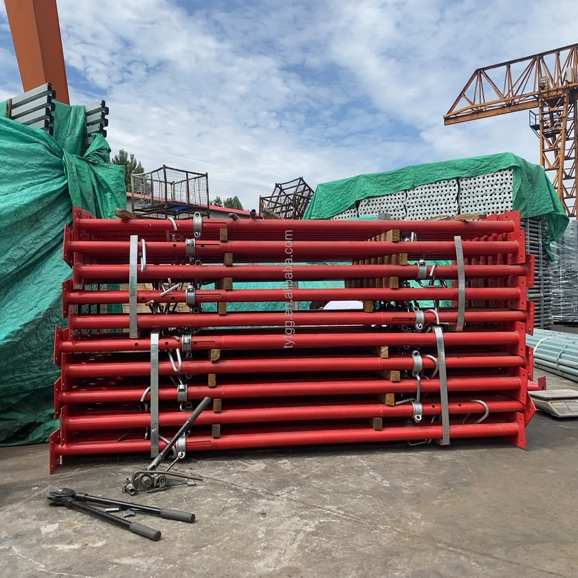 shoring scaffolding steel props for construction duty powder coating scaffold steel shoring prop formwork support