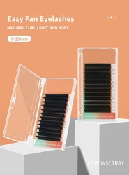 8-15mm Easy Fanning Eyelash Extensions Fast Bloom Russian Volume Auto Fan Eyelashes