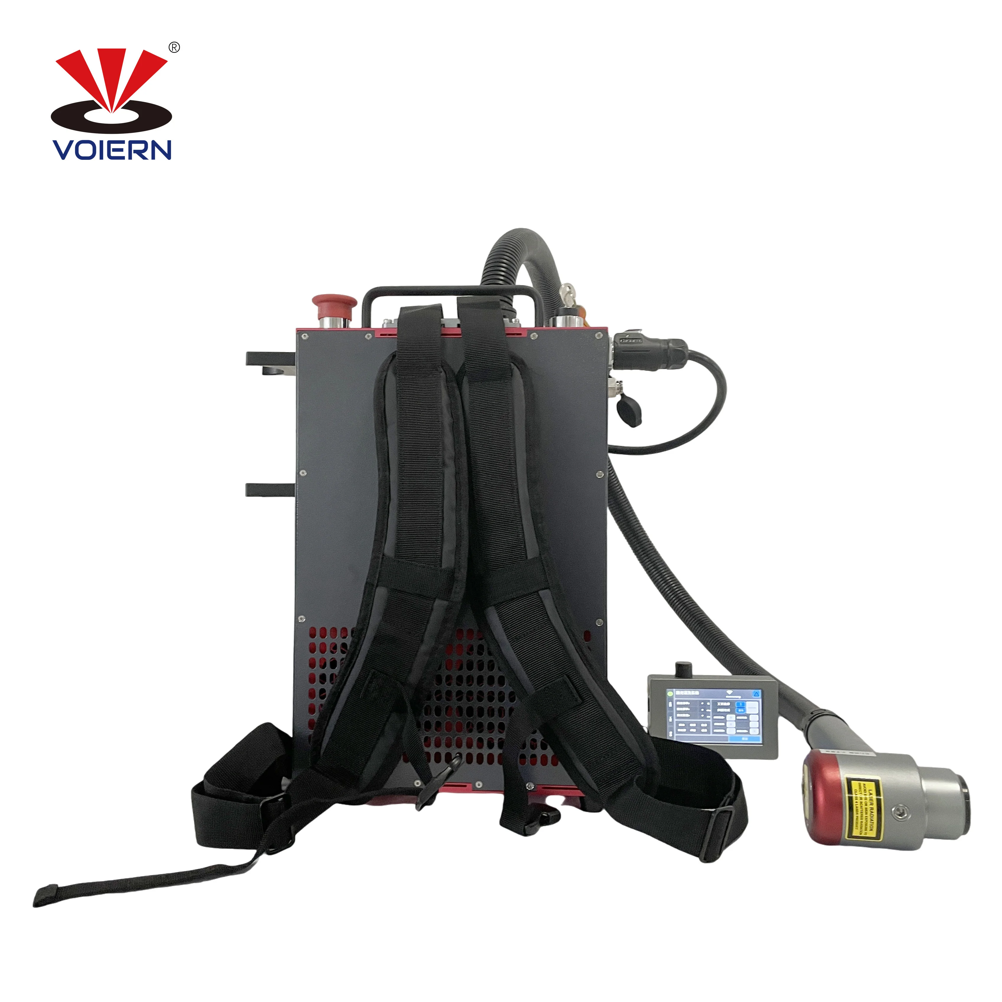 VOIERN Backpack Rust Removal Brick Oil Coating Paint wooden Cleaner Pulse Laser Cleaning Machine