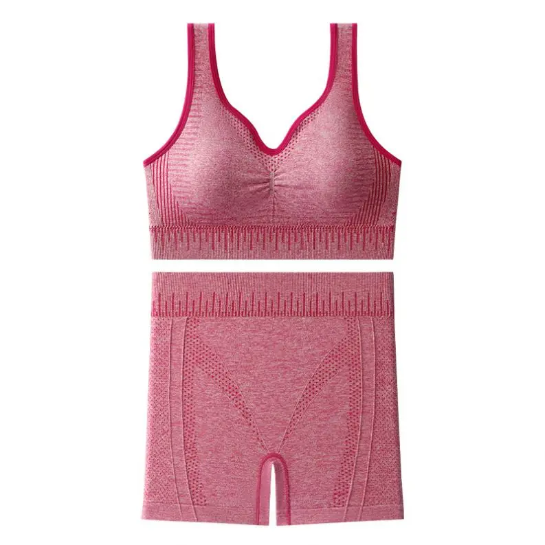 High-strength shockproof U-shaped beauty back exercise underwear no steel ring no trace zero binding comfortable sports