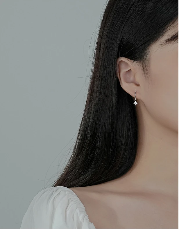 2024 Fashion Trending Original Dangle Earrings Designer Jewelry 925 Sterling Silver Hoop Earrings for Women