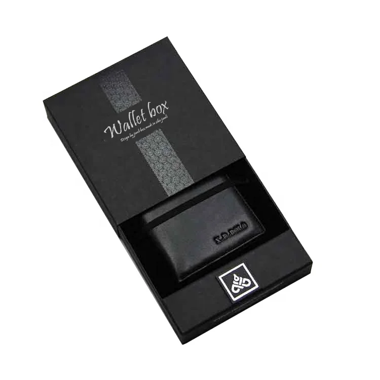 ODM/OEM Hot sale wholesale custom luxury wallet packaging gift box  wallet box with cheap price