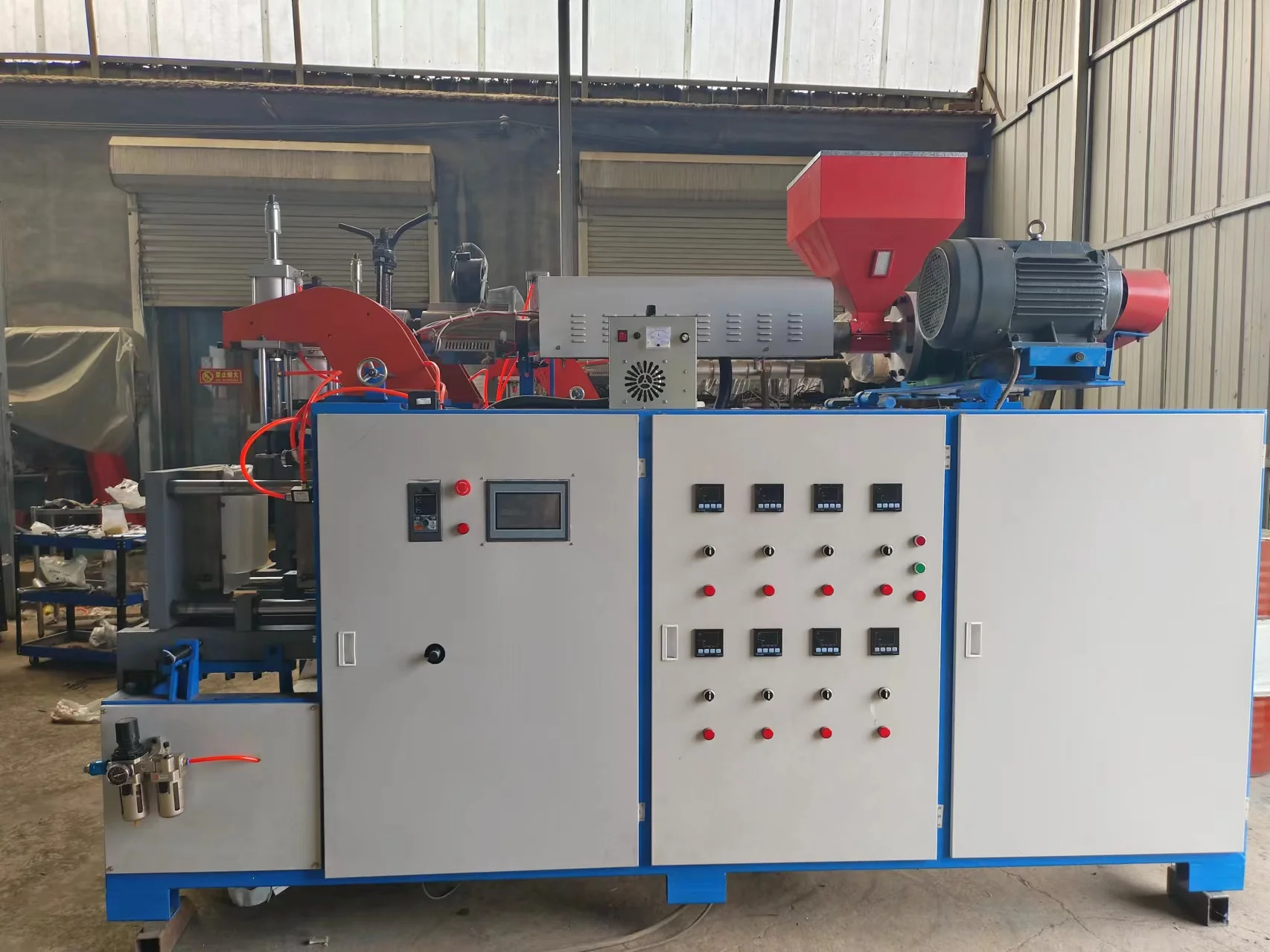 250ml 500ml 1L 2L 5L Double Station Small Bottles Extrusion Blow Moulding Machine
