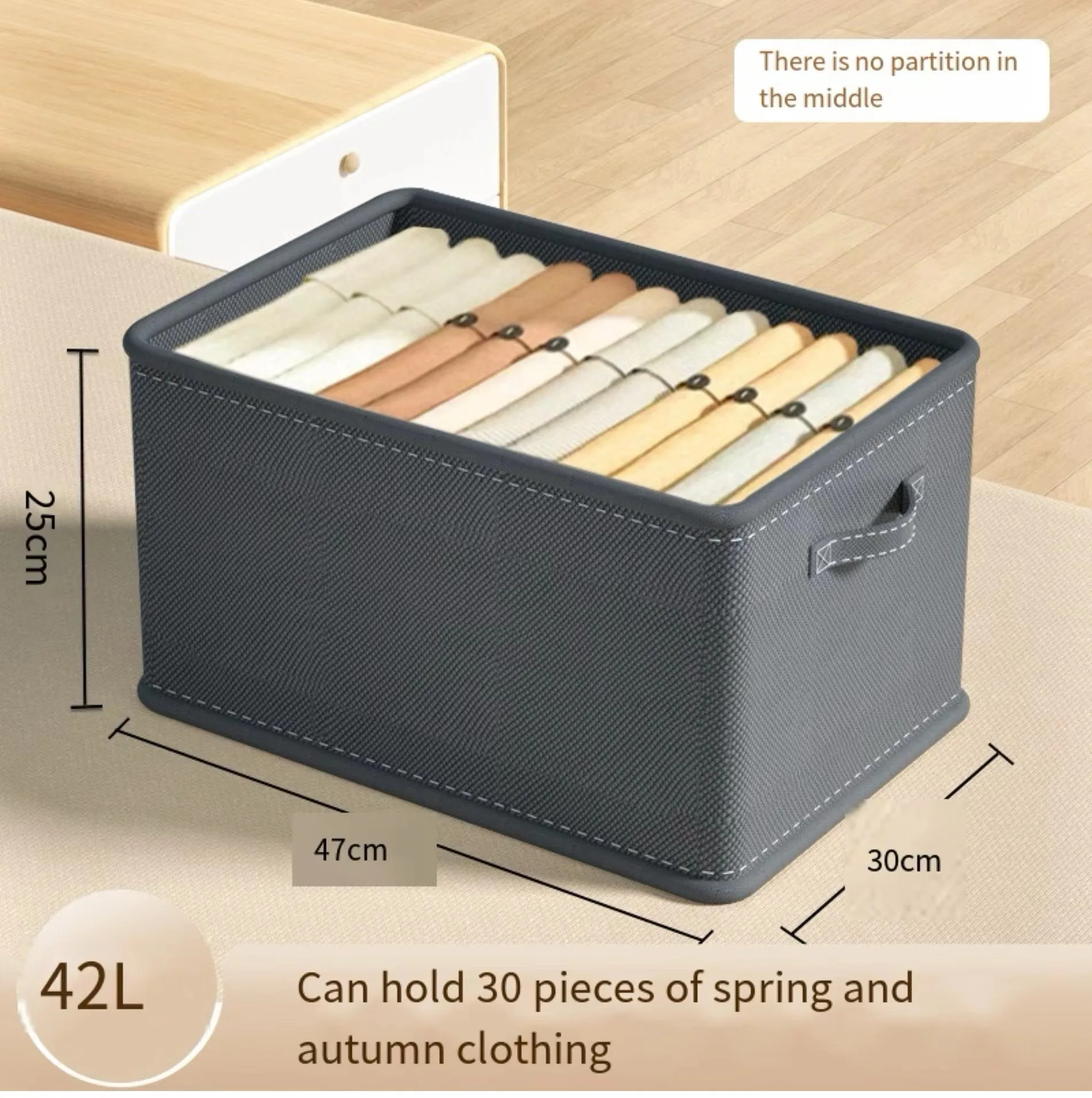 Non Woven Pp Board Waterproof Drawer Type Stackable Foldable Storage Boxes For Clothes