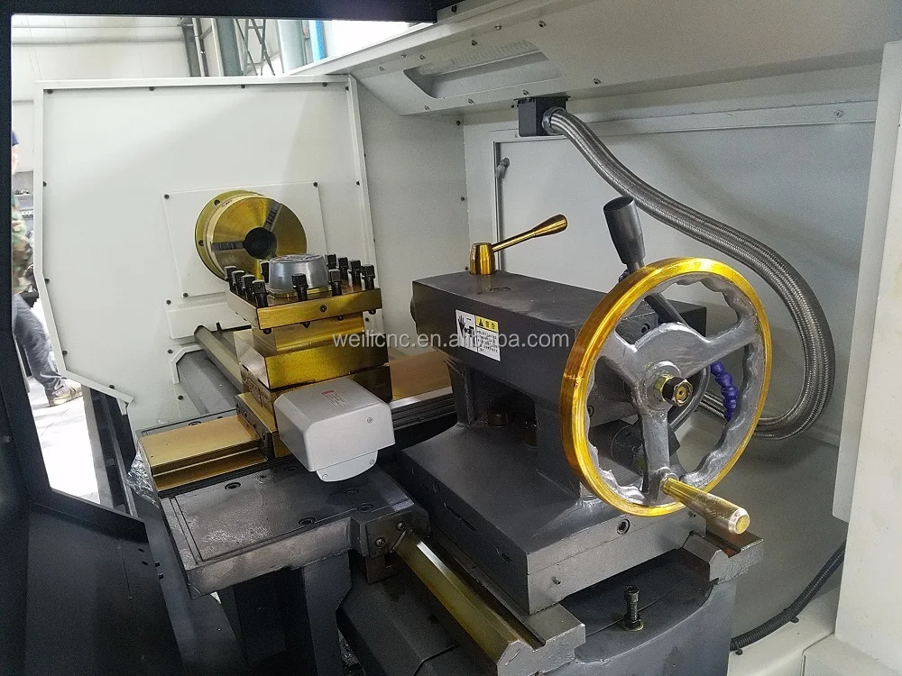 Computerized numerical control CK6150, electric turret cnc lathe, metal work CNC lathe machine price