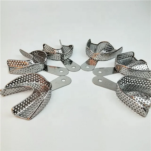 Stainless steel artificial disposable dental impression tray