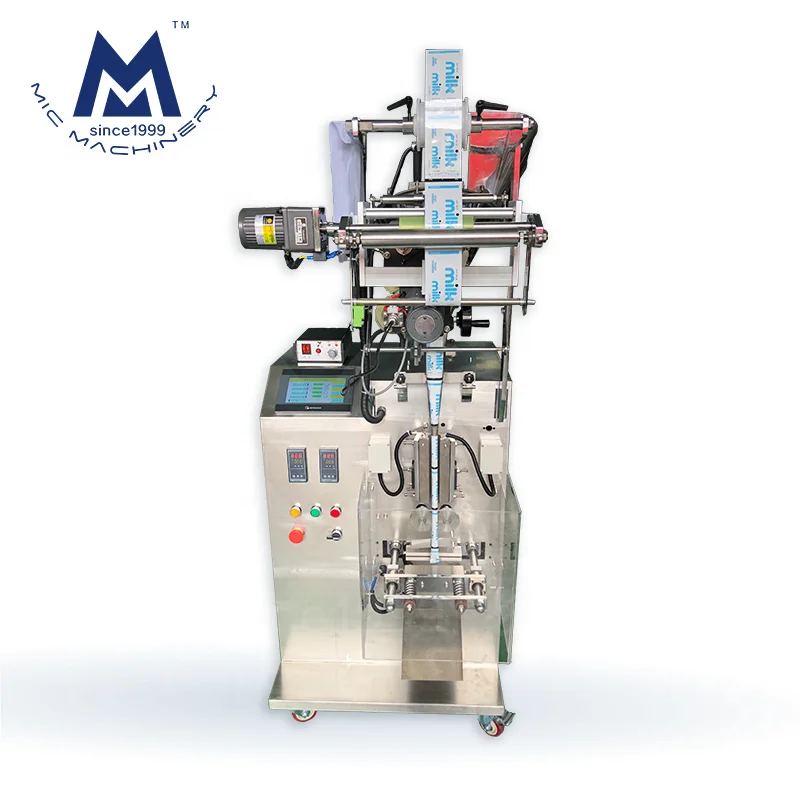 Automatic small stick peanut butter fruit jam pouch packing hot sauce sachet honey filling machine