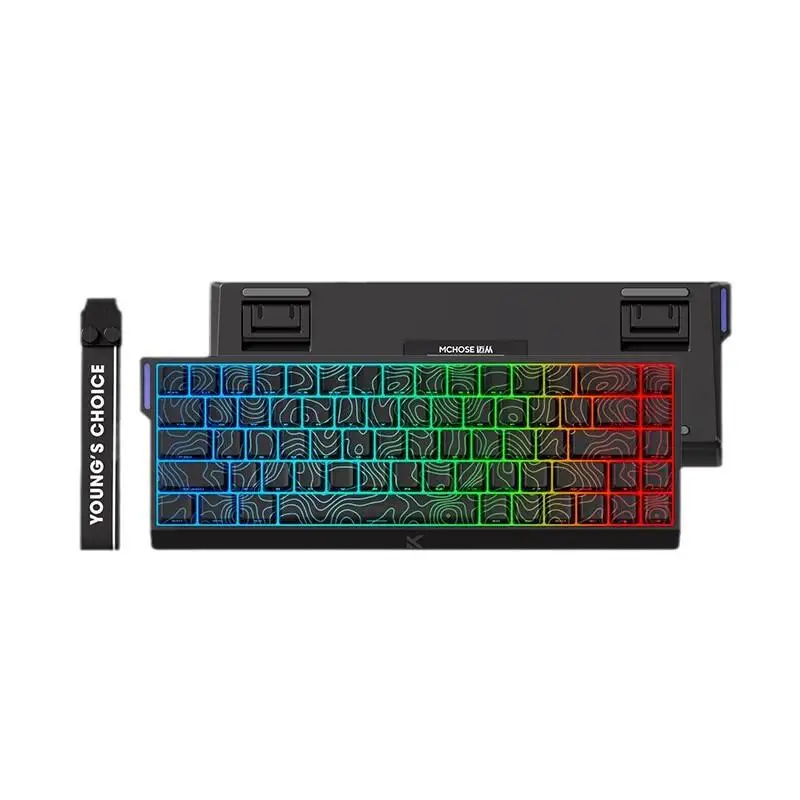 MCHOSE Ace68 Ace60 клавиатура с магнитной осью RT электронная спортивная игра под заказ Механическая Проводная