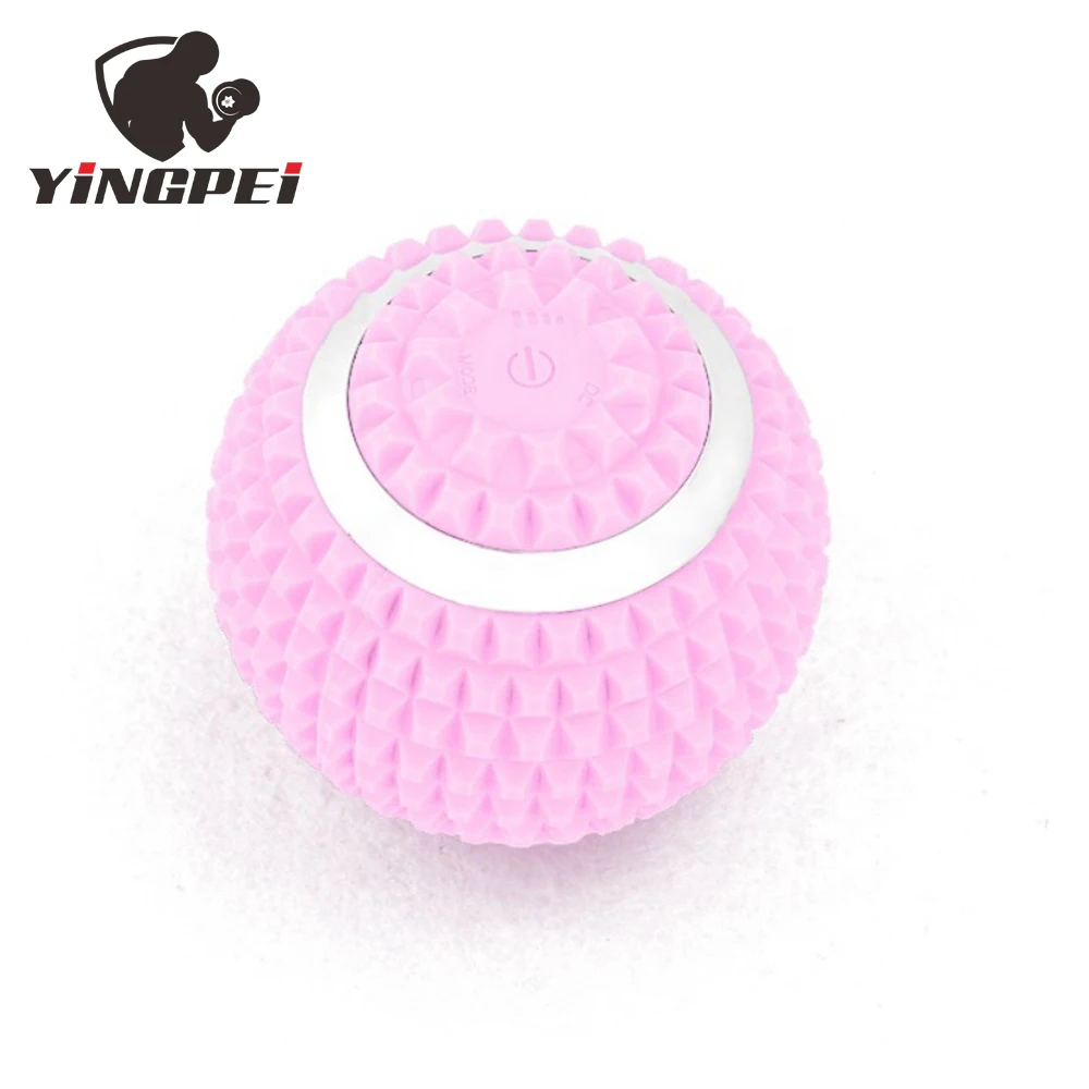 
Custom Wholesale Roller Foot Fitness Hand Body Mini Back Soft Spiky Electric vibrating BALL 