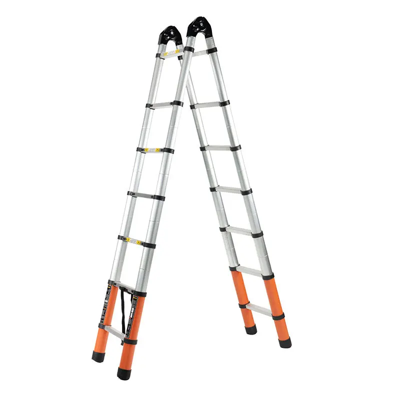Professional Trays Step Safety Hoops Construction Folding Aluminum Beam Telescopic 20 Feet Free Shipping 10M Portable Ladder