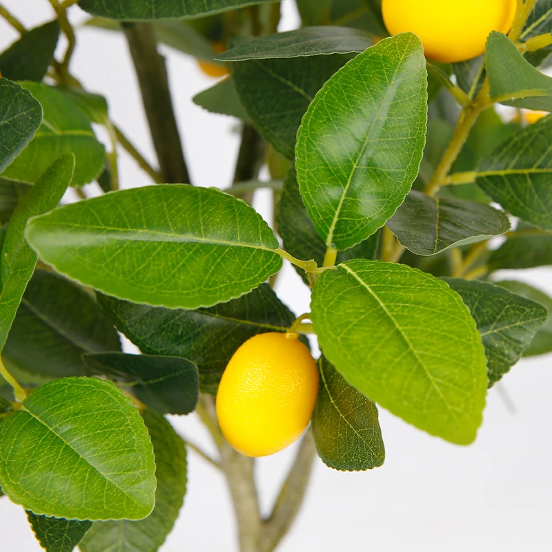 90cm Lemon Tree Bonsai Plant Simulation Fruit Artificial Plant Home Decor