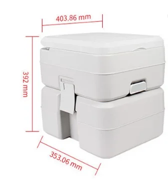 New Version Toilet With Tank Public Portable Toilet Camping Plastic, Elderly Mobile For Hospital 10L Toilet Camping Portable