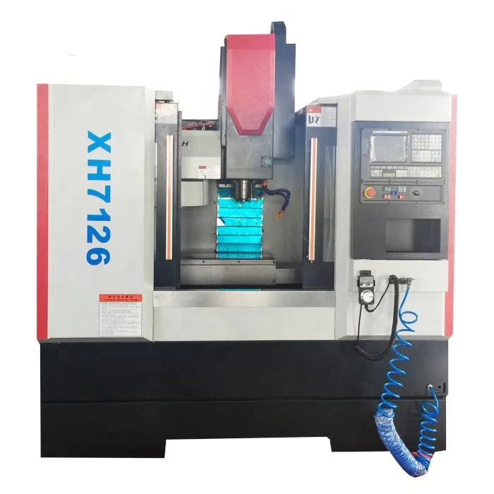 VMC7126 Китай дешевые вертикальные металлические 3 оси cnc фрезерный станок с CE