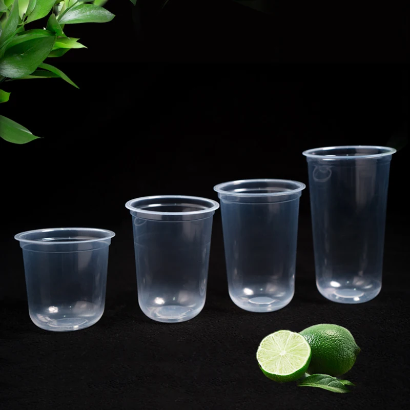 2024 new style Disposable plastic PP cup for hot drinking  water cup custom plastic cups