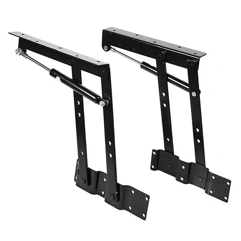 2pcs Folding Spring Tea Table Hinge Furniture Lift Up Top Mechanism Hardware Lifting Rack Shelf for Coffee Computer