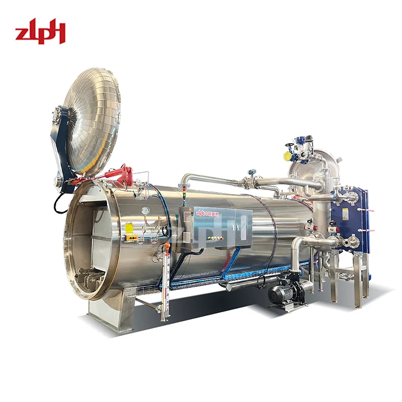 Double-Door Retort Autoclave Steam Sterilizer Restaurant Component Pump and PLC Competitive Price