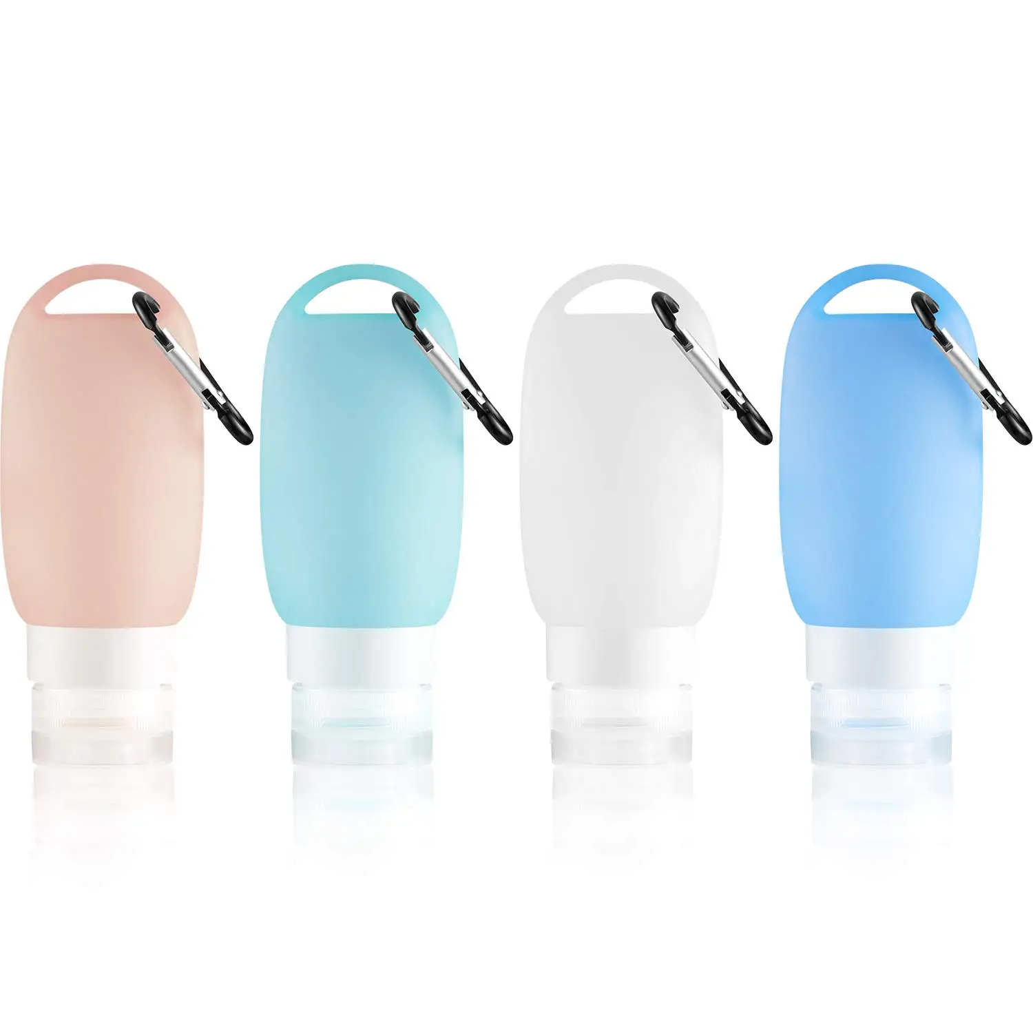 Набор силиконовых бутылок для ключей, многоразовая пустая бутылка AA 40 мл 60 мл 90 мл B5