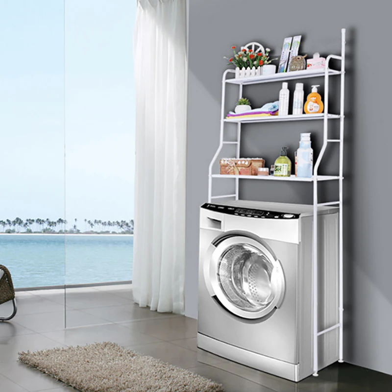High quality Home Organizer Shelf Rack Space Saver 3 Layer Over Washing Machine Storage Racks For Washing Room