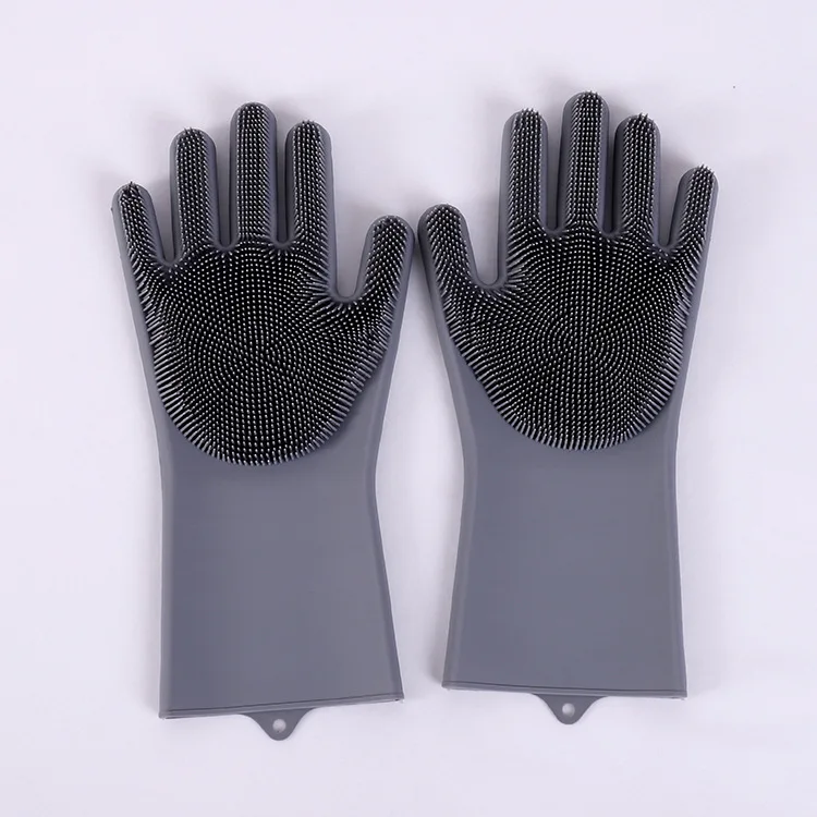 Factory Wholesale Plastic Silicone Multicolor Household Rubber Gloves, Hot Selling Kitchen Supplies China Rubber Gloves