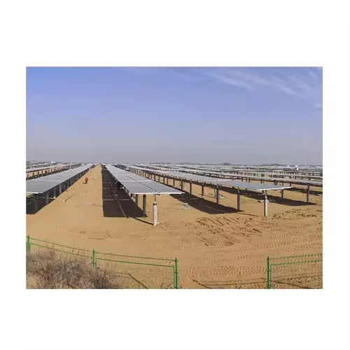 Ground Installation of Solar Tracking System and Installation of Solar Brackets