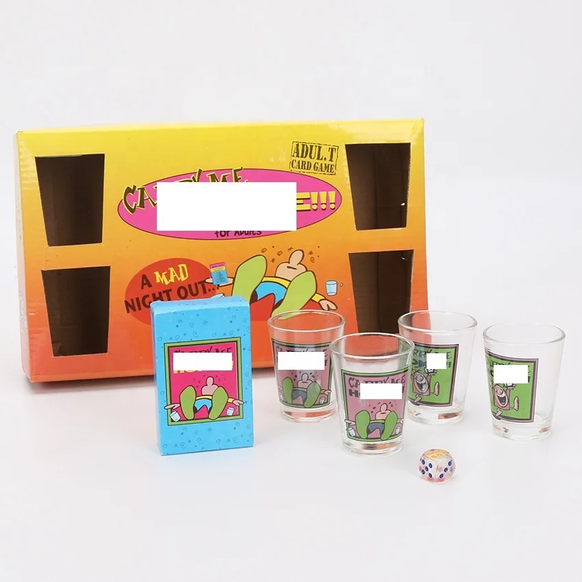 Casino Party Drinking Game Play Cards Drinking Games with Shot Glasses