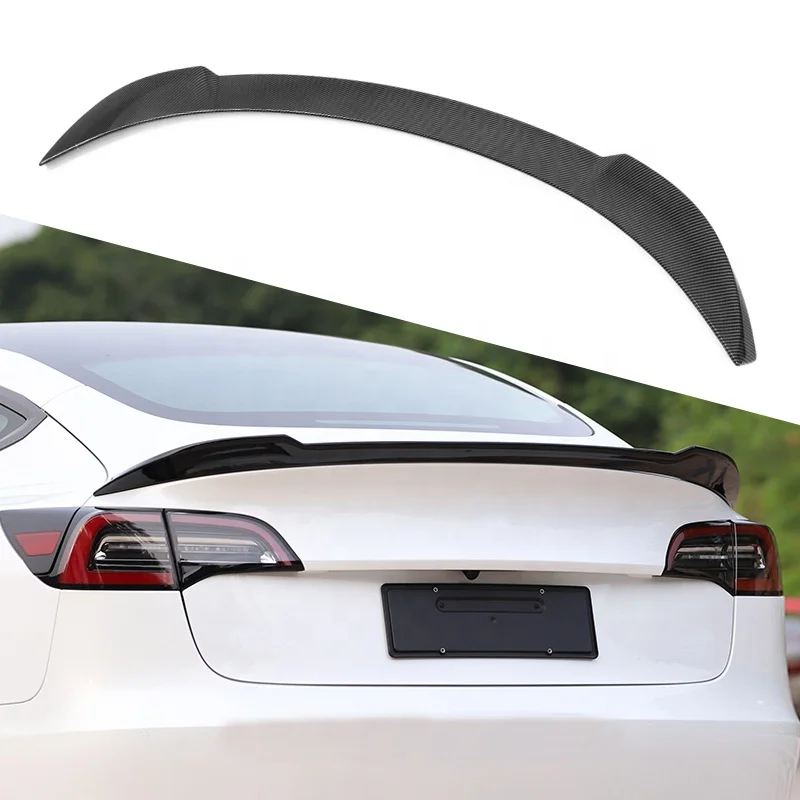  Оптовая продажа автозапчасти спортивный Нижний Бампер для Tesla Model 3 задний бампер из АБС нижний спойлер