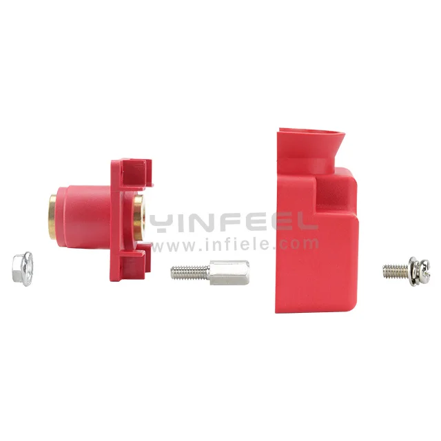 400 Amps Plastic Isolated/Fireproof screwing type Brass & Copper Terminal Bolt-Model No. IF-FM10-20-56