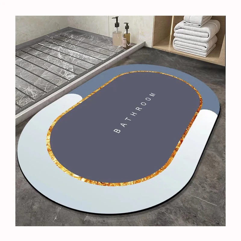 Диатомовые грязевые коврики для ванной коврик с высокой степенью поглощения воды нескользящий напольный и из пенорезины диатомит на заказ