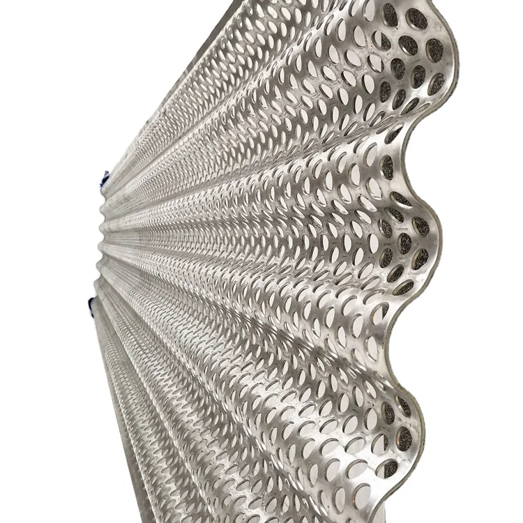 Singapore corrugated  aluminum facade