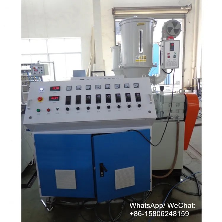 Plastic PE PP HDPE PVC PPR Pipe Making Machine Extrusion Production line