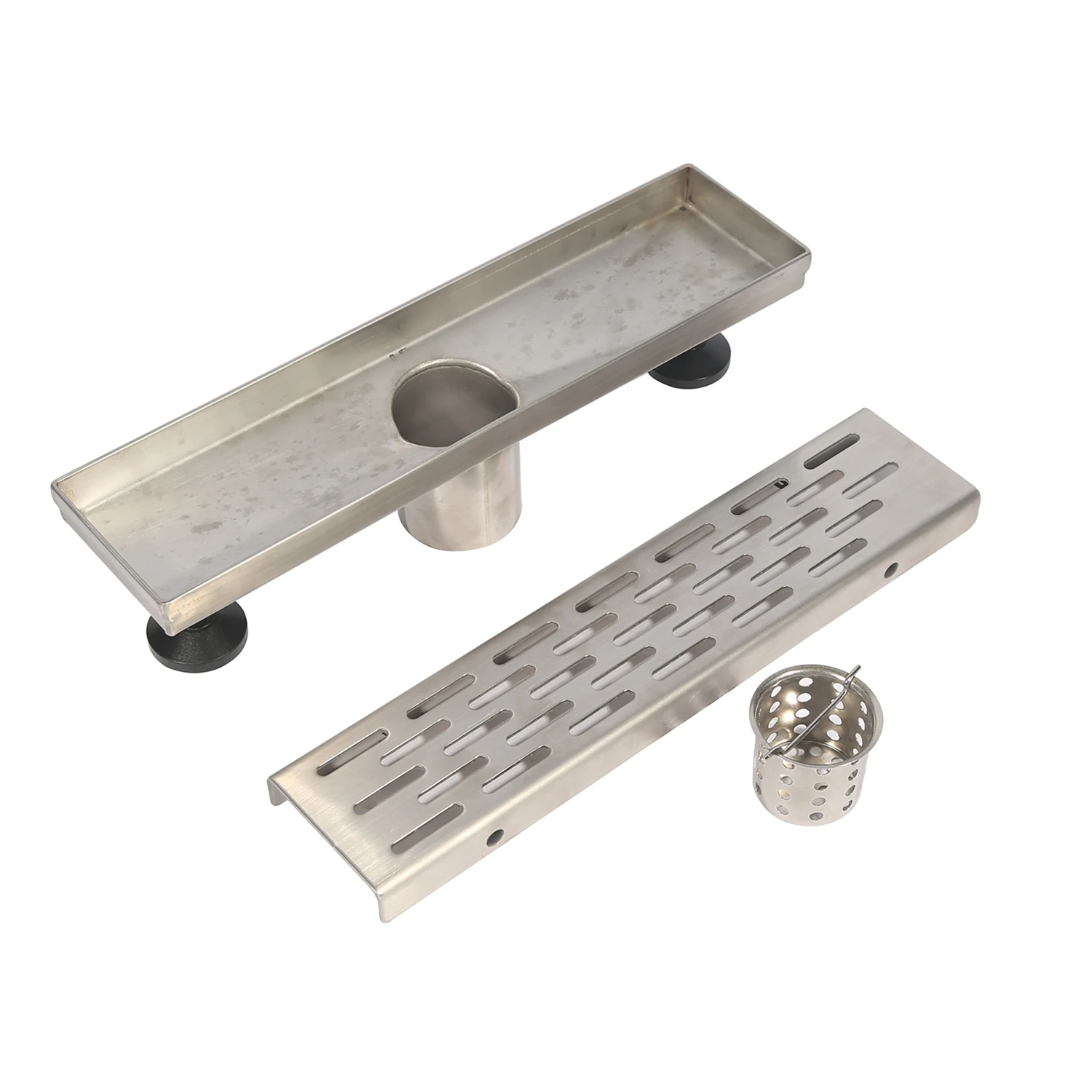 Commercial Washroom stainless steel Concrete Floor Siphon Drain Gutter