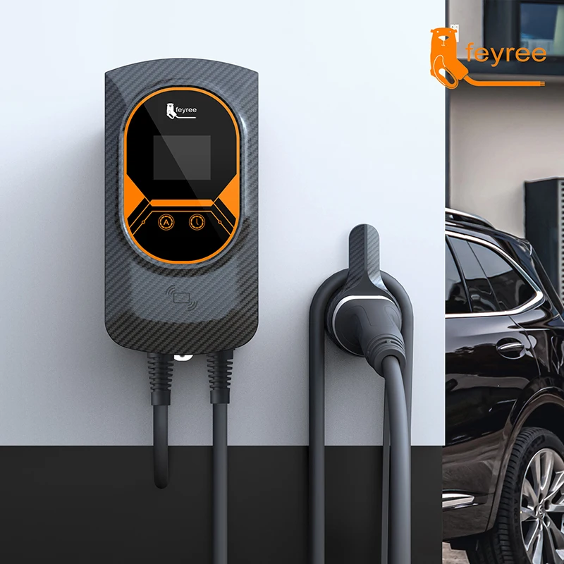 Зарядное устройство Feyree 2 типа 2/type1/GBT ev дропшиппинг 5 м Зарядные кабели 7 кВт/11 кВт/22 кВт зарядное