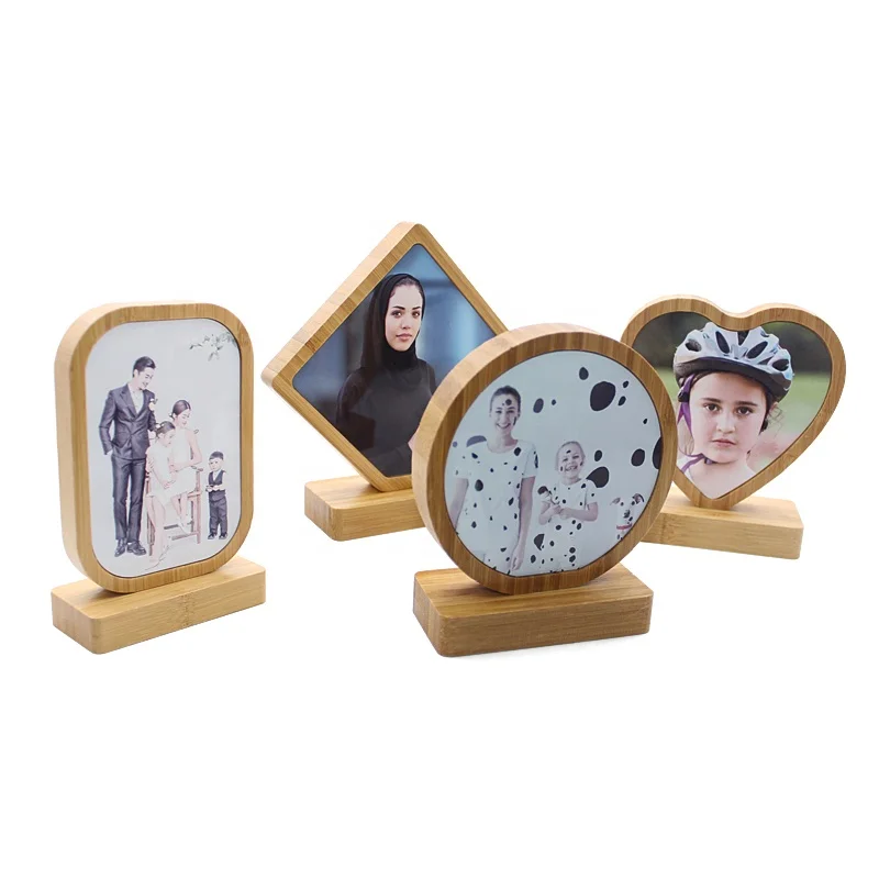Maikesub bamboo product zhejiang sublimation blank bamboo as for table photo frame souvenir gift family