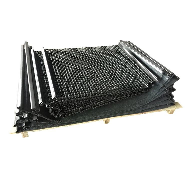 65mn High Quality Heavy Duty Mining Vibrating Stone Crusher Screen Mesh With Hooked