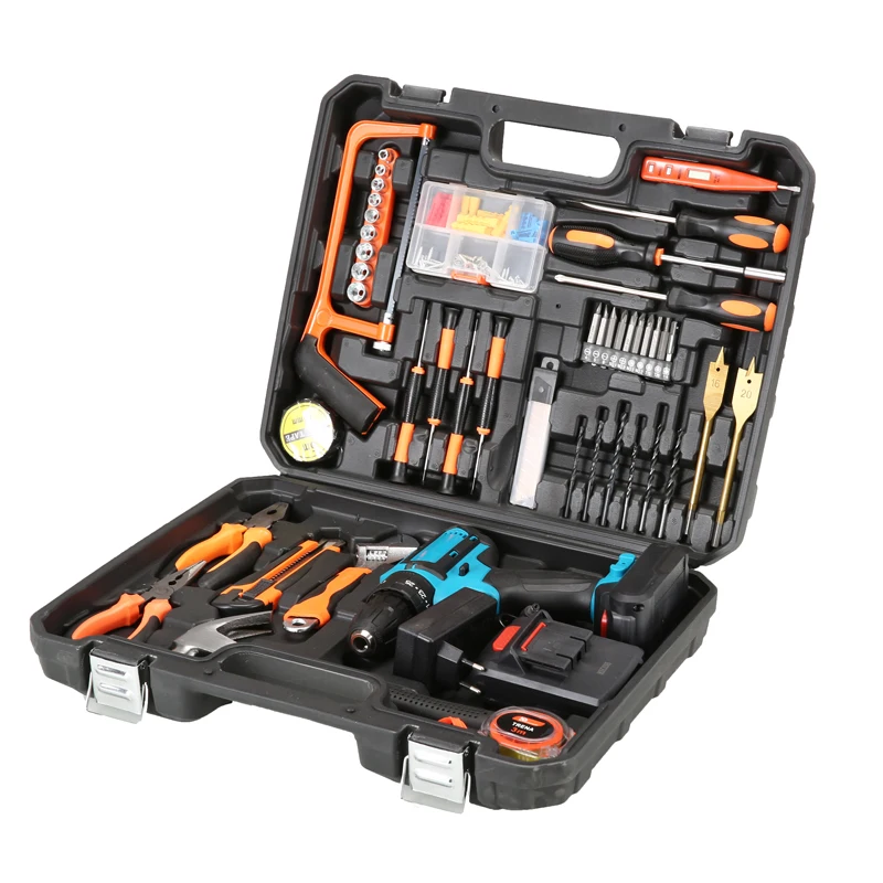 Home Combination Set Original Cordless Rechargeable Lithium Battery Hand Repair Drill Electric Cordless Drill Set