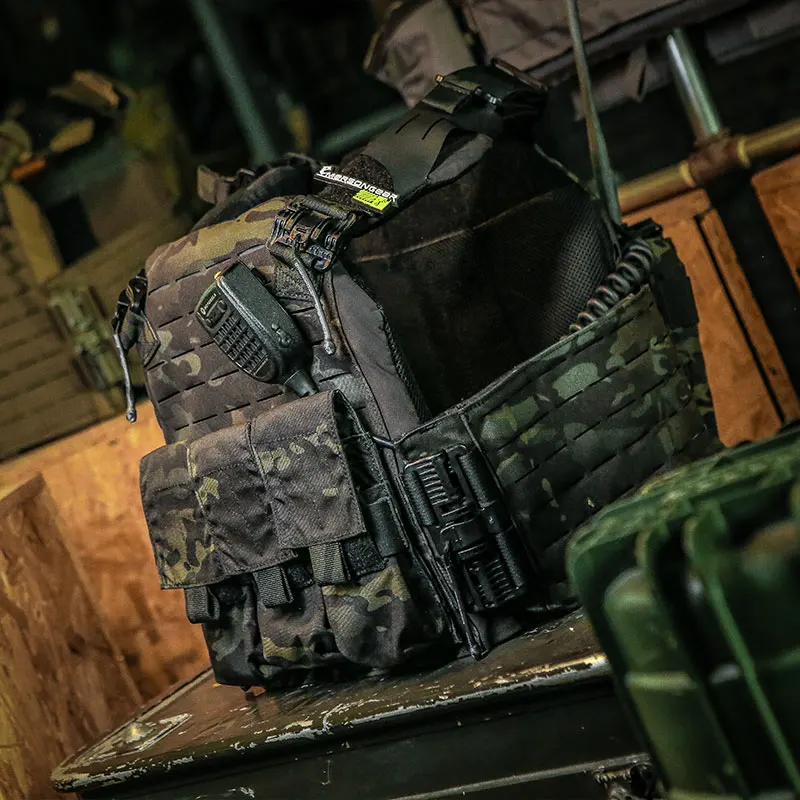  Emersongear новый стиль 500D Cordura нейлоновый быстросъемный военный жилет армейский пуленепробиваемый