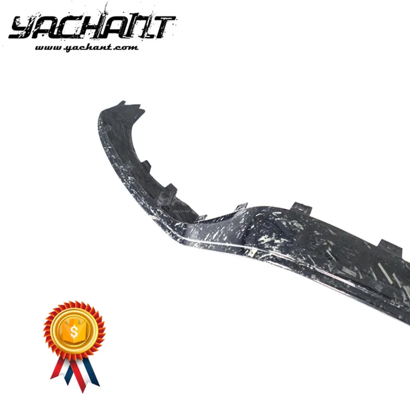 Торговая гарантия, кованая карбоновая губа, подходит для 19-20 МБ AMG GT63S 4D Coupe X290 ED1, аэродинамический пакет, передняя средняя вставка губ