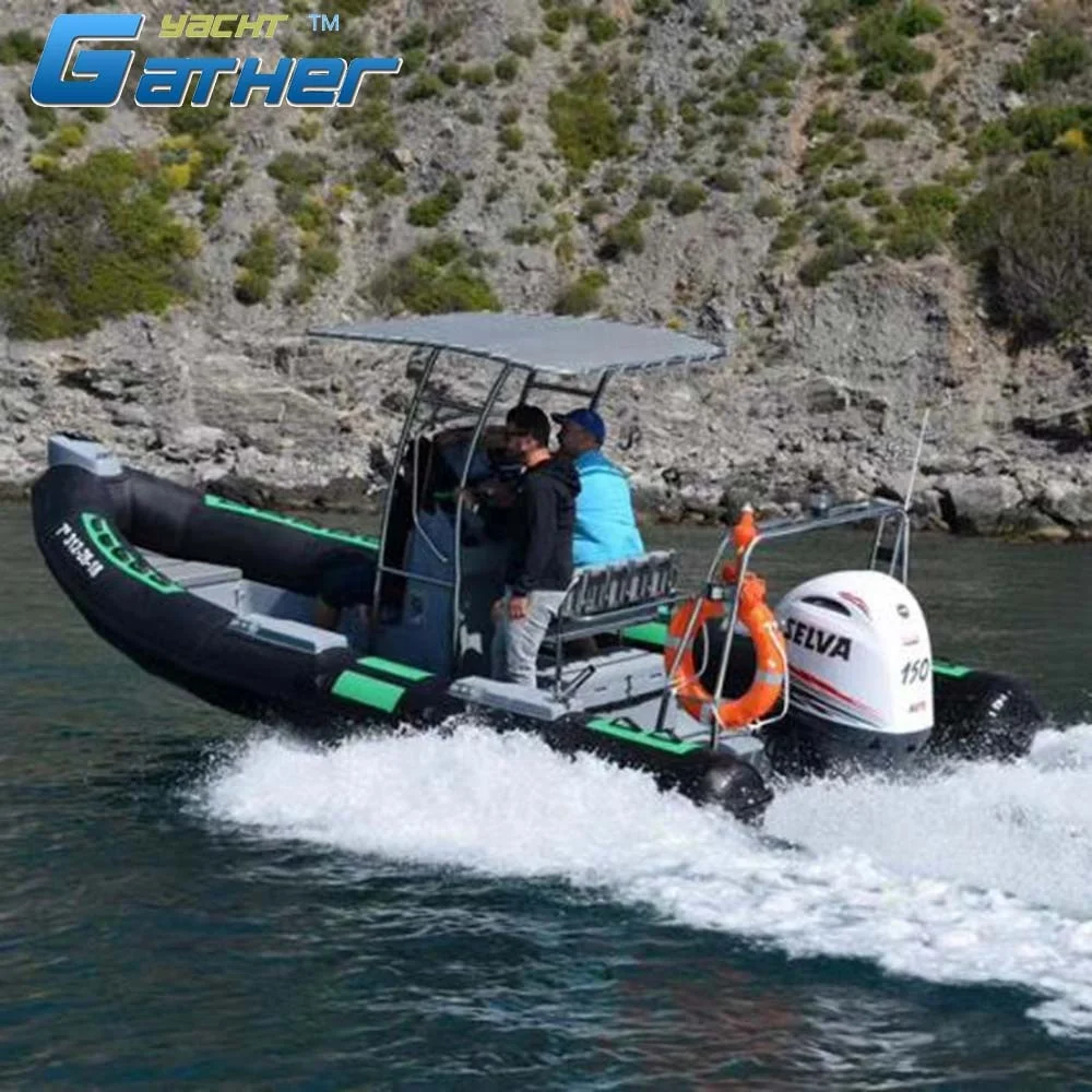 
Gather Yacht China Inflatable best-selling pvc rib boats for fishing 