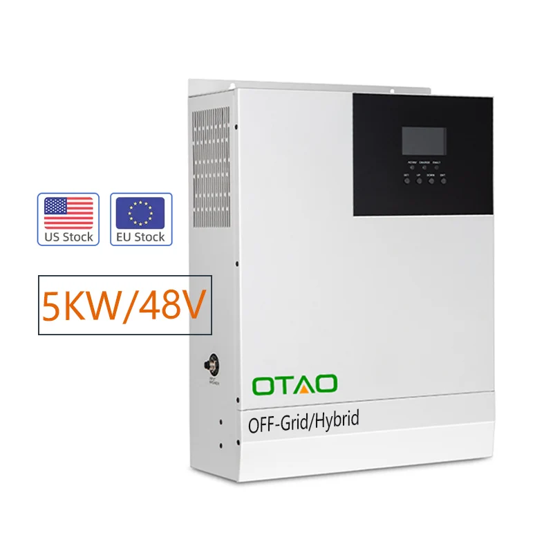 Europe USA Warehouse Off Grid Solar Inverters 5kw 3kw Onduleur Hybride 5 kw Soler Invertor 5000w MPPT Hybrid Inversores Solares