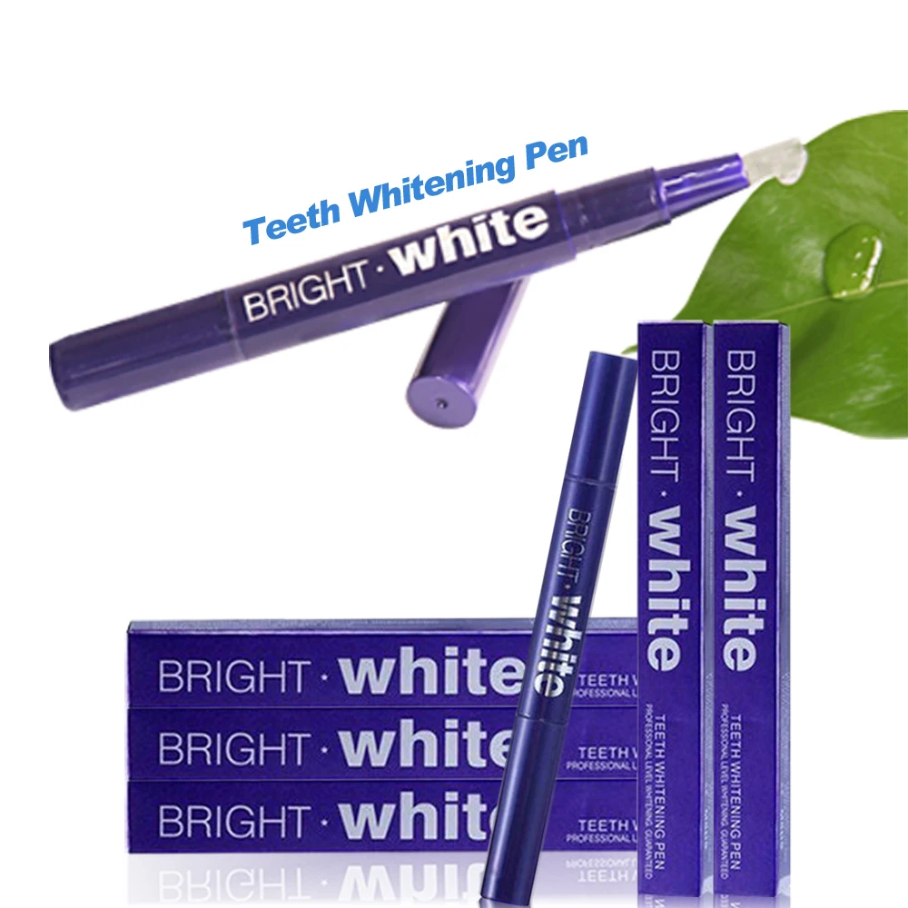 Wholesale and OEM price private label logo carbamide peroxide dazzling bright white whiten instant teeth whitening pen