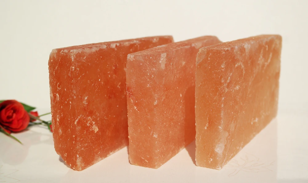 Hot Sales Barbecue Crystal Salt Plate Himalayan Rock Natural Pink Himalayan Salt Bricks For Cooking