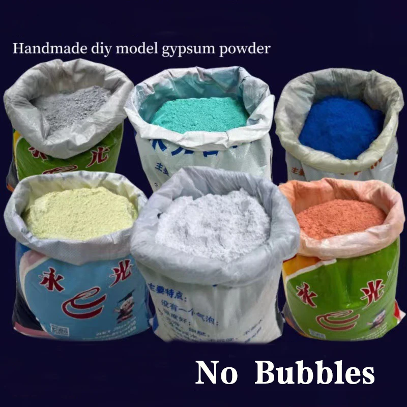 Fineness 2400 Mesh Plaster Powder Of Paris Aroma Stable Size Painting Gypsum Ultra-White Gypsum Powder Ornaments Diy