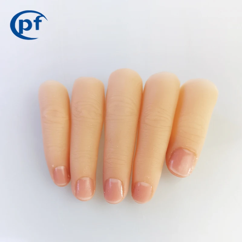 prosthetic Silica gel finger, artificial finger cosmetic prosthesis for amputee,