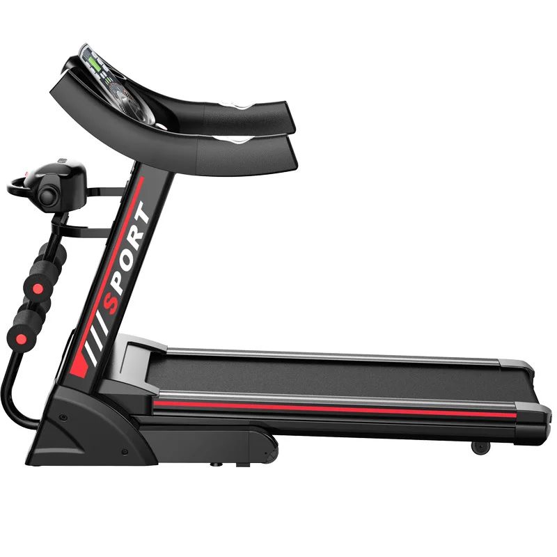 Складная беговая дорожка, тренажерный зал, оборудование для фитнеса, моторизованная беговая дорожка с экраном