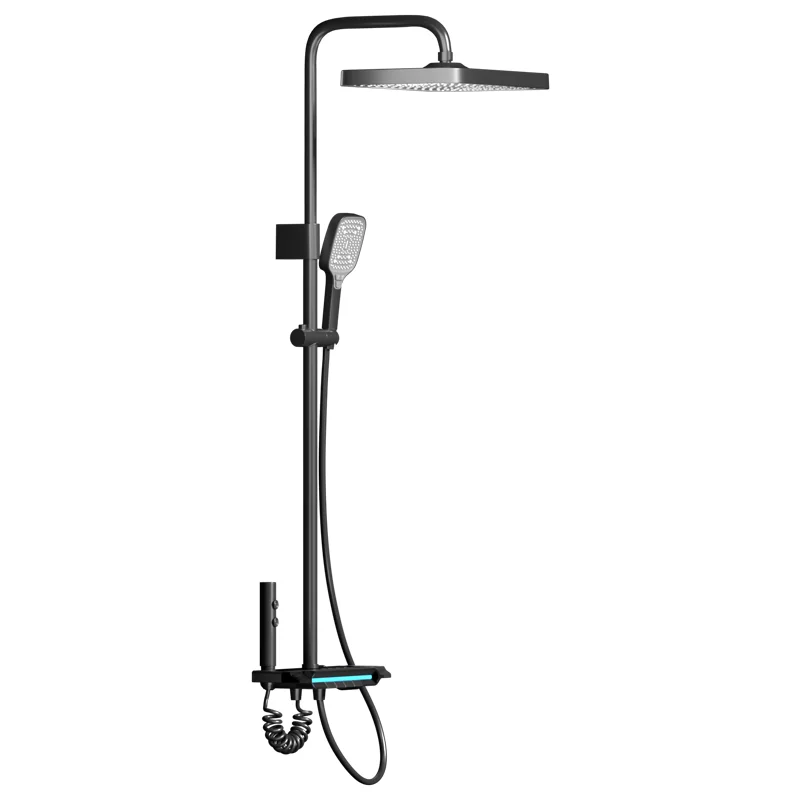 BF-H03 luxury multi-function bathroom brass rain faucets&showers faucet set smart showers innovative shower water filters