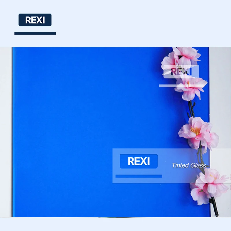 Dark Blue, Ford Blue, Lake Blue Tinted Float Glass with Factory Wholesale Price