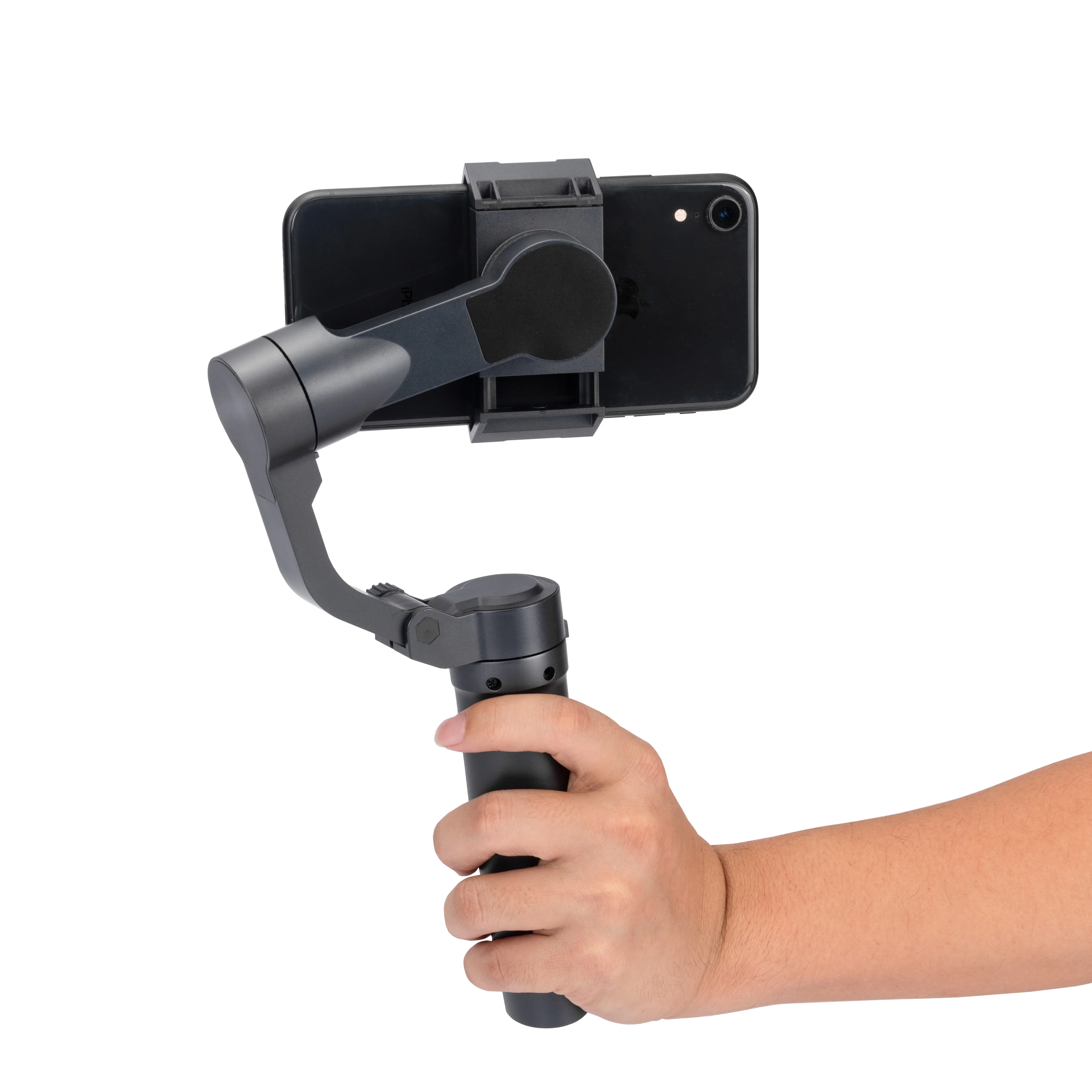 Hot Selling 3-Axis Foldable Single Handheld phone gimbal gyro stabilizer zoom wheel handheld